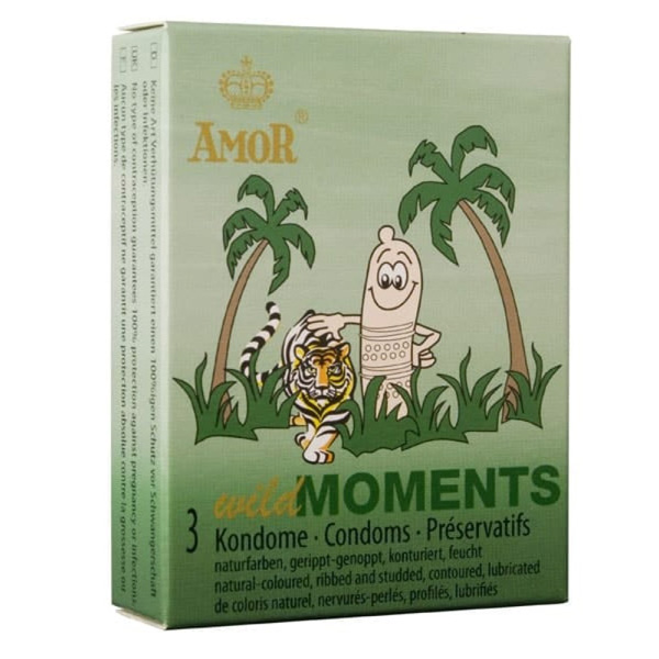 Wild Moments Condoms – confezione da 3 unità