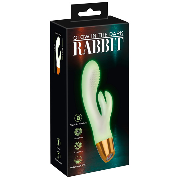 Rabbit Coniglio Silicone USB Luminescente 2 Motori