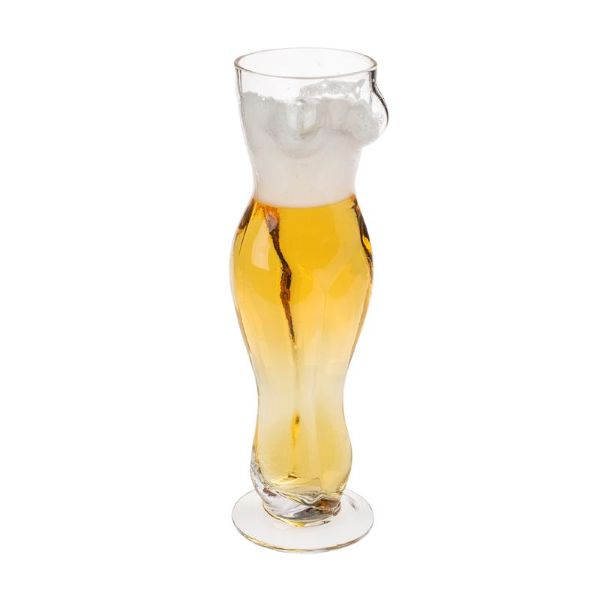 1 Unidad - Beer Glass, Female Torso 500 ml Cl12