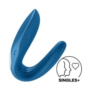 Satisfyer Partner Double Whale Blue – stimolatore per coppie