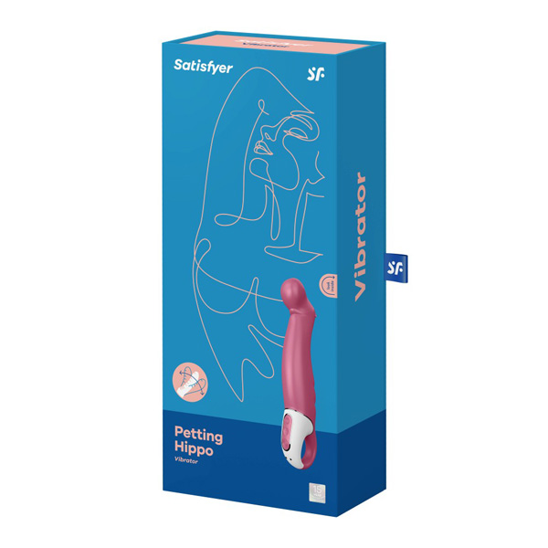 Vibratore Design Flex – Rosa Petting Hippo USB