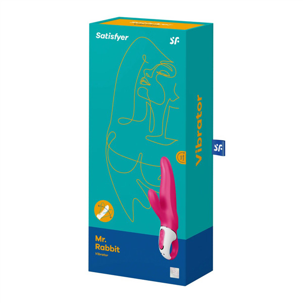 Rabbit Dito Flex Silicone Mr. Rabbit – fucsia, 2 motori