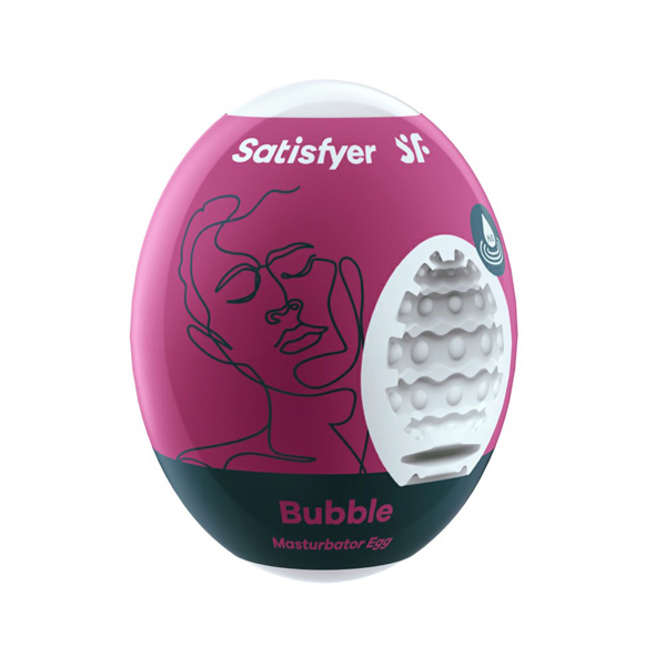 Ovetto Masturbatore "Bubble" – stimolante bianco
