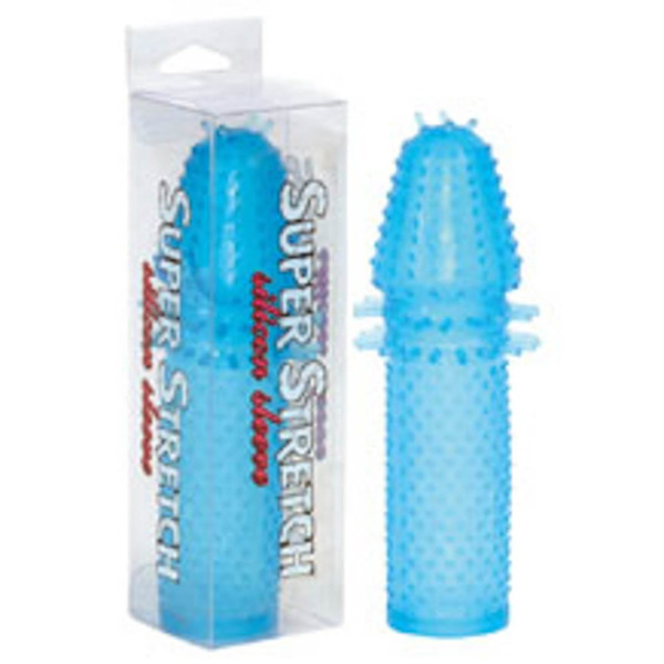 Super Stretch Blue Silicone Sleeve – guaina stimolante per uomo