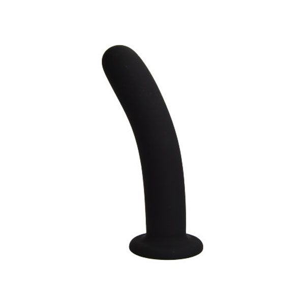 Dildo 6" Nero Neutro – 15 cm di lunghezza