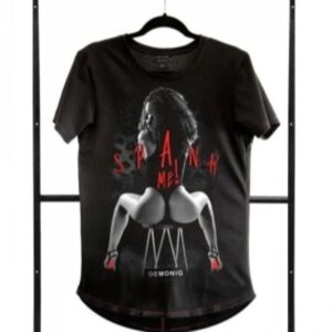 T-Shirts For Men Con Stampa M – T-shirt nera, taglia M