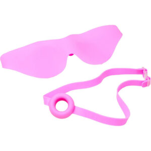 Open-Mouth Gag & Mask – Gag indossabile in forma di bocca