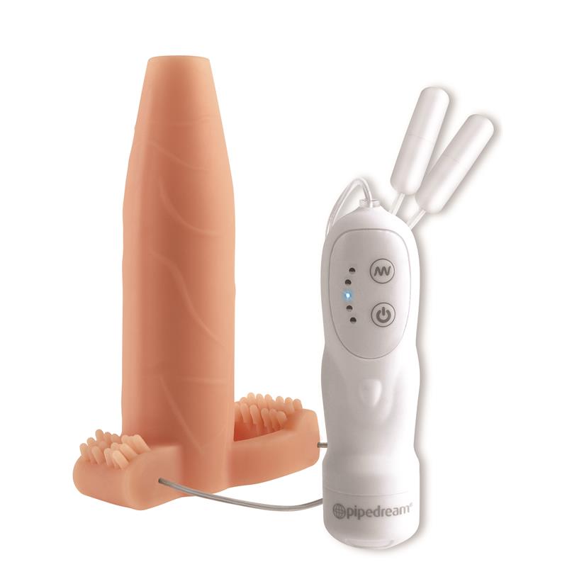 Real Feel Twin Teazer – guaina con telecomando e vibrazione regolabile