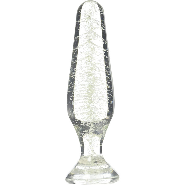 Fireflay Tapered Glass Plug – plug anale fluo di taglia S