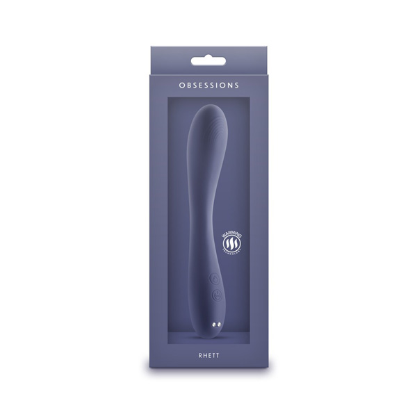 Vibratore Riscaldante Usb Blu "Rhett" – 7 funzioni di vibrazione