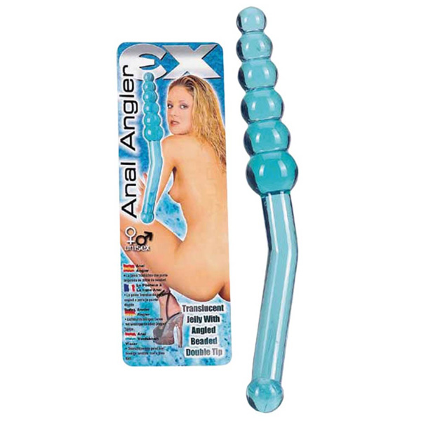 Anal Angler Clear Blue – stimolatore anale 8 pollici