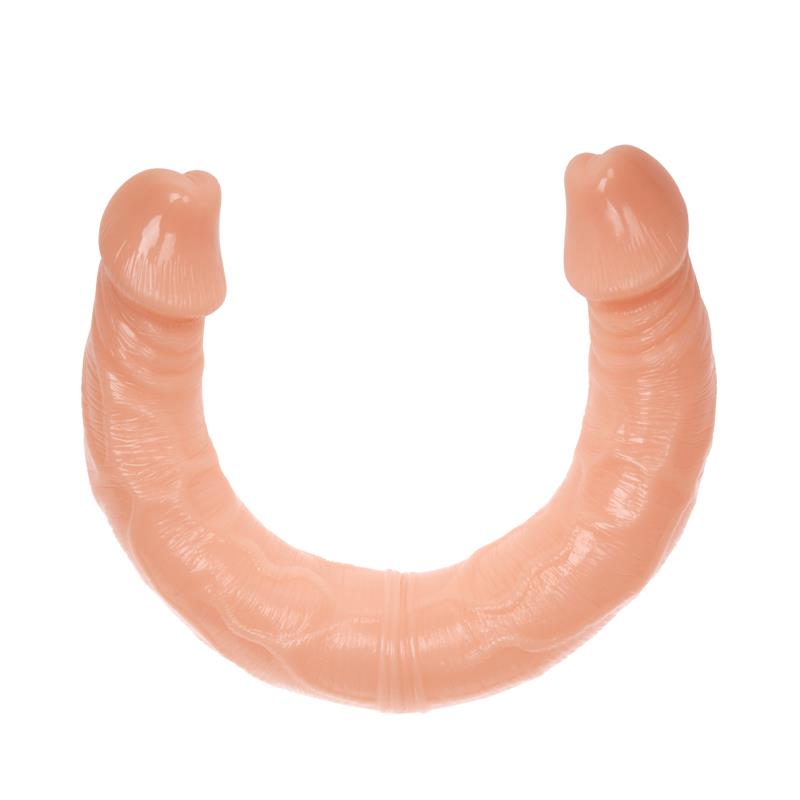 Fallo Doppio 14" Bianco – forma doppia in colore carne