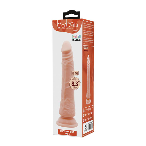 Fallo Realistico Ventosa 8.3" – colore carne, taglia S