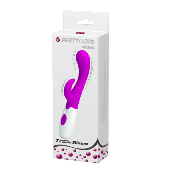 Prettylove Bruno – stimolatore rabbit a batteria doppia