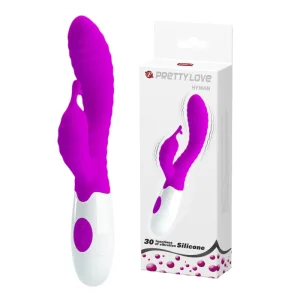 Prettylove Hyman – rabbit vibrante a batteria doppia