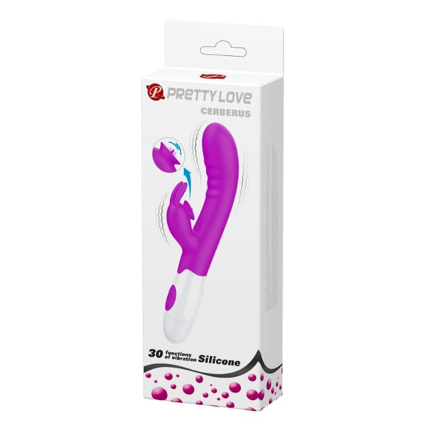 Prettylove Cerberus – stimolatore rabbit con batteria doppia