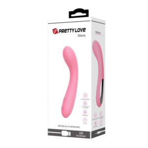 Vibratore Usb Rosa "Gloria" – design ergonomico con 6 modalità di vibrazione