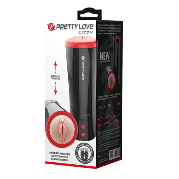 Masturbatore Vibro Vagina "Ozzy" – forma vagina, colore carne, taglia XXL