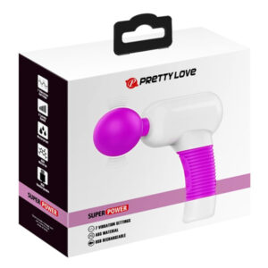 Pretty Love Magic Gun Purple – vibratore wand rosa con vibrazione USB