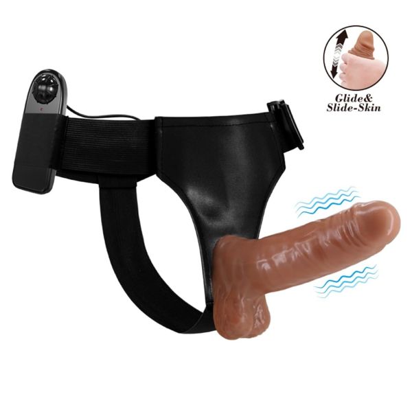 Strapon Vibro 6.2" 16Cm "Ultra Passionate Harness"