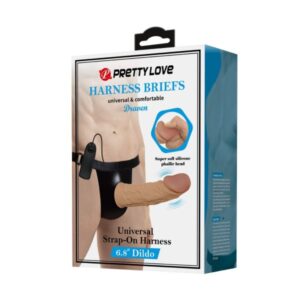 Strapon Hollow Vibrante "Draven" 6.8Inc