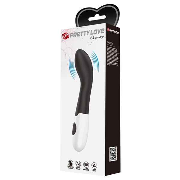 Vibratore Batterie Nero Bishop – 7 pollici