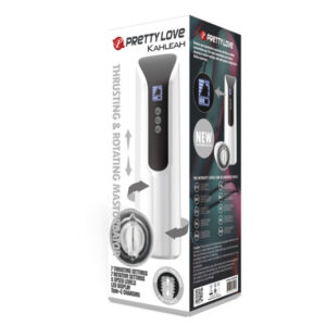 Masturbatore Usb Thrusting E Rotating "Kahleah" – trasparente, taglia L/XL