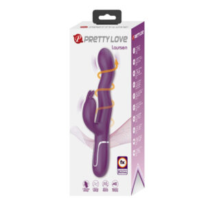 Rabbit Ondulazione Usb Viola "Laursen" – doppia vibrazione 8in