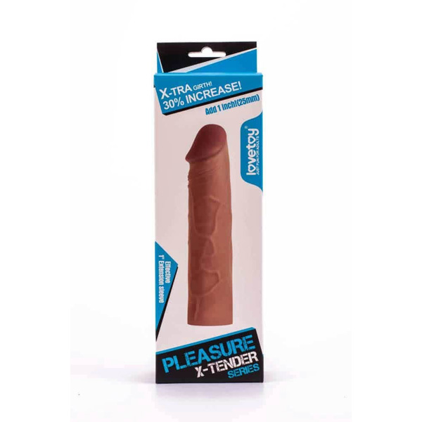 Penis Sleeve Pleasure X Tender Flesh – guaina indossabile 7 pollici in colore carne