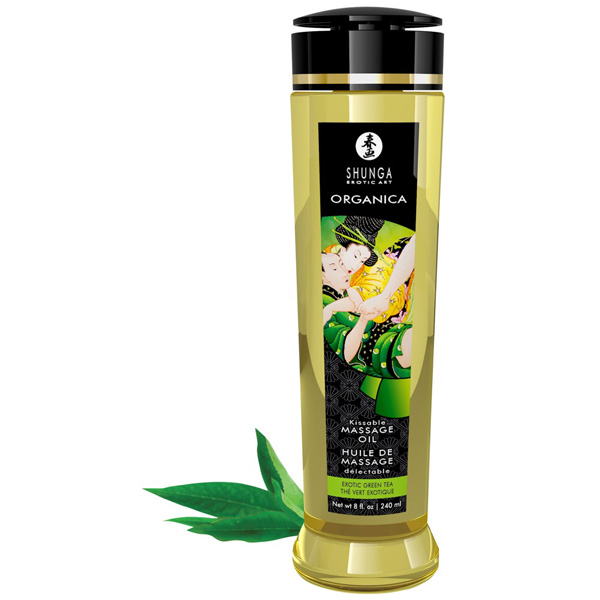 Shunga - Olio da Massaggio Biologico Te' Verde 240ml