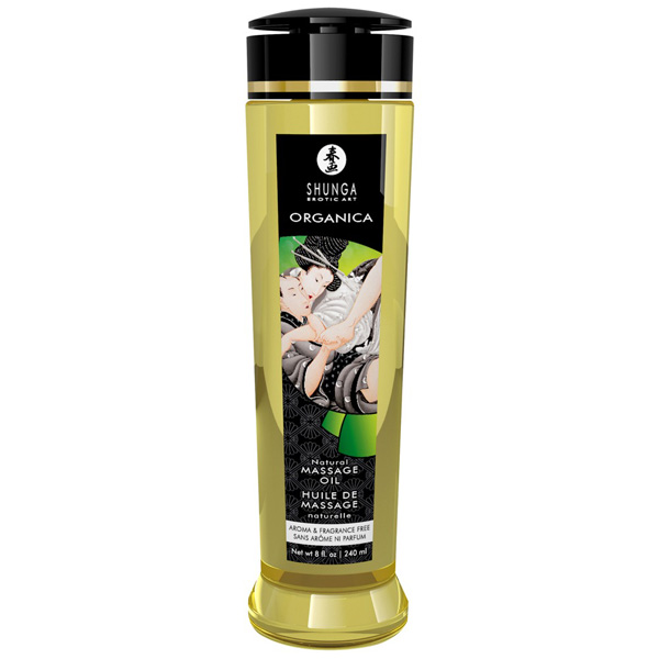 Shunga - Olio da Massaggio Biologico Senza Fragranza 240ml