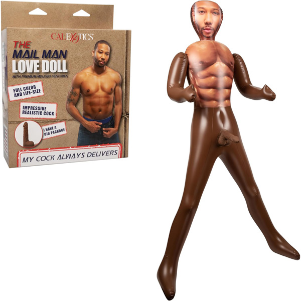 The Mail Man Love Doll – Bambola gonfiabile uomo tono di pelle marrone