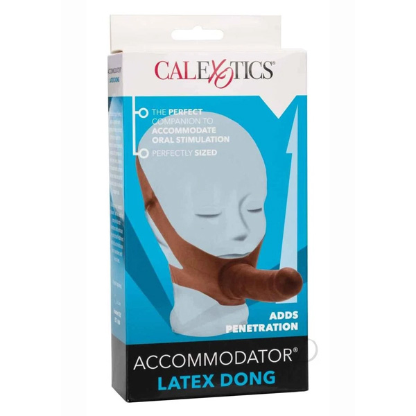 Strapon Indossabile Viso Latex Brown – 12,75 cm x 3,25 cm