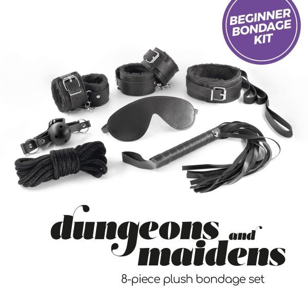 Kit BDSM Dungeons & Maidens Nero