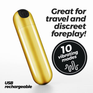Imoan Proiettile Vibrante Usb – oro