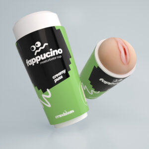 Bicchiere Masturbatore Vagina "Fappucino Creamy" – 6 pollici, colore carne, taglia M