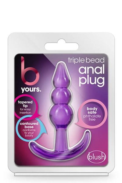 Plug Mini Triple Palline Gelly Viola