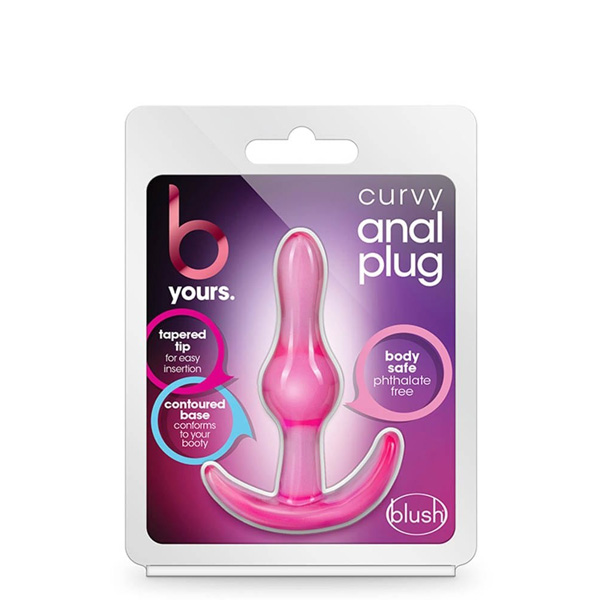 Plug Mini Curvy Gelly Rosa – plug anale piccolo