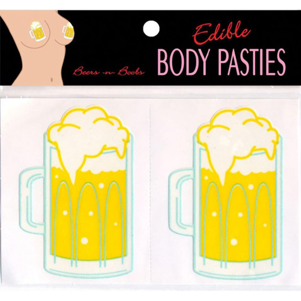 Edible Body Pasties Beers N Boobs – copricapezzoli indossabili