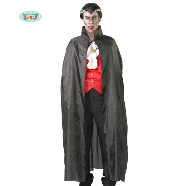 Mantello Dracula – accessorio per travestimenti nero, taglia unica