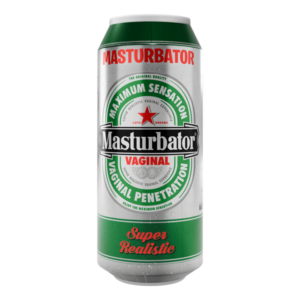 Masturbatore Vagina "Lattina Di Birra" – stimolante con forma vagina