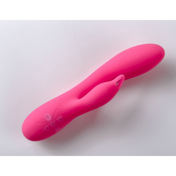 Rabbit Ricaticabile Silicone Rosa V2 – doppia vibrazione, forma design, taglia L/XL
