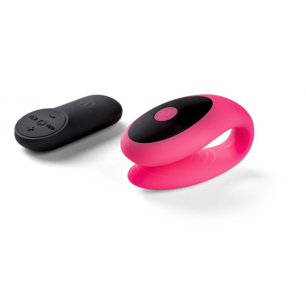 Vibratore Di Coppia Usb Silicone Rosa E12 – forma coppia, colore rosa, taglia M