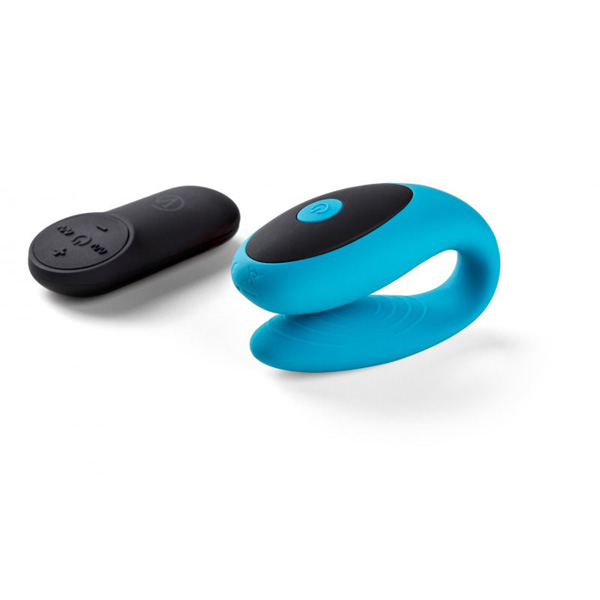 Vibratore Di Coppia Usb Silicone Blu E12 – stimolatore wireless in silicone