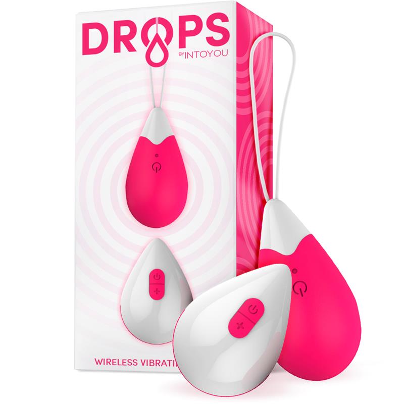 Ovetto Usb Fucsia Con Telecomando "Drops" – piccolo ovetto vibrante con telecomando