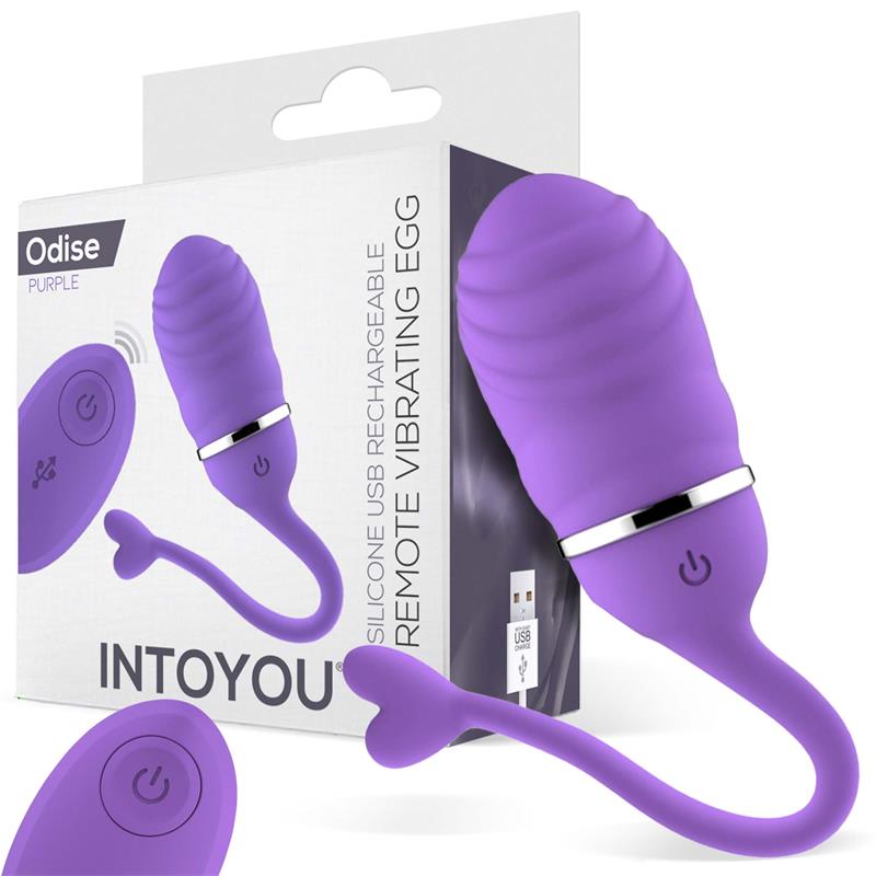 Ovetto Usb Viola Von Telecomando "Odise" – ovetto vibrante con telecomando