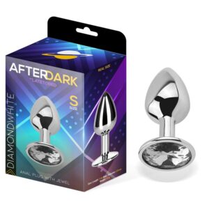 Plug Metallo S Brillantino Bianco – piccolo design trasparente