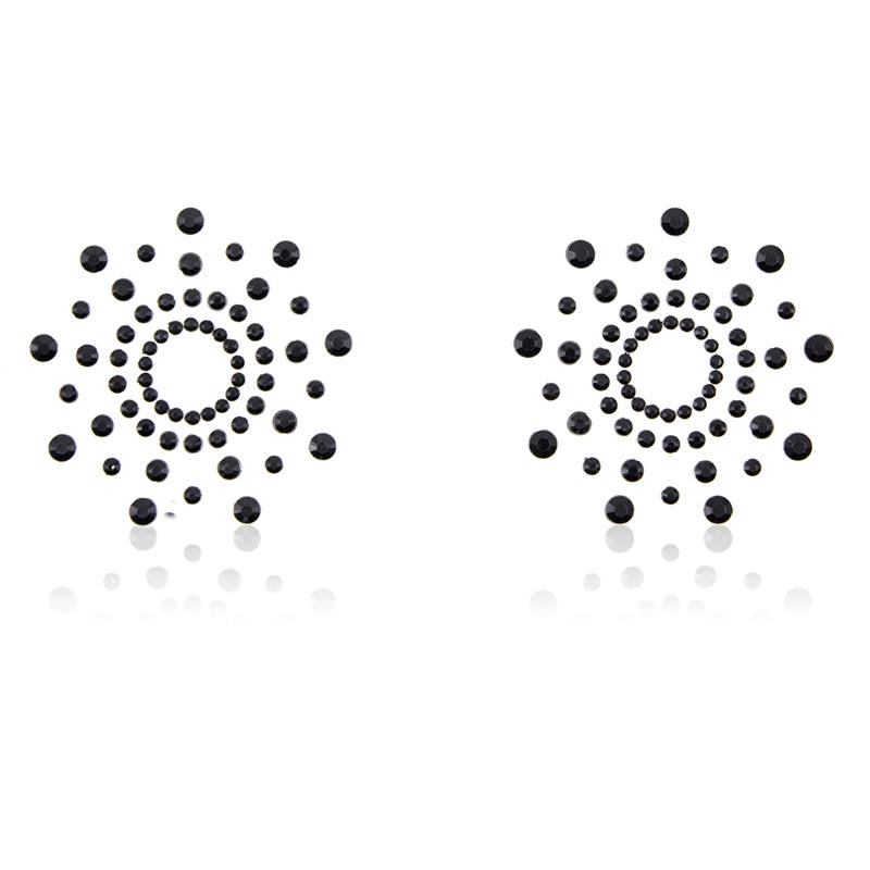 Adesivo Contorno Capezzoli Nero – Taglia Unica