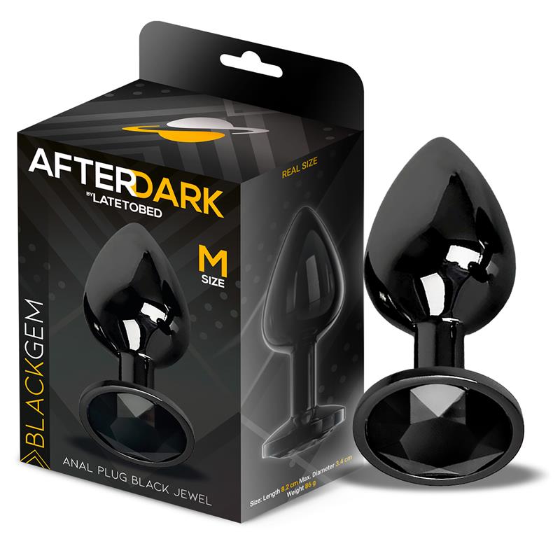 Plug Metallo Nero M Brillantino Nero – taglia M