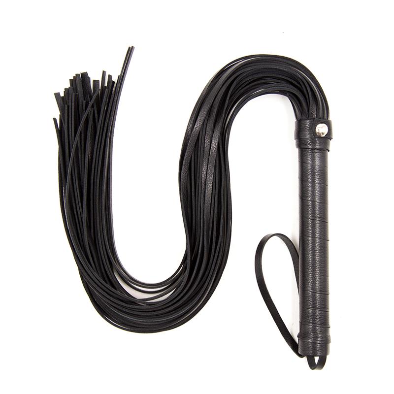 Flogger Black – frusta per BDSM in colore nero